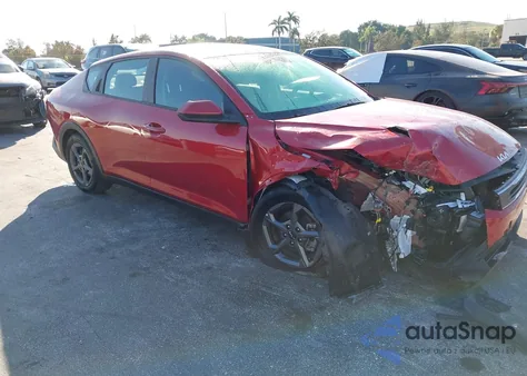 2025 Kia K4 Lxs z USA, uszkodzony, nr VIN 3KPFT4DE6SE020567